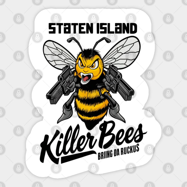 Staten Island Killer bees Wutang Sticker by thestaroflove